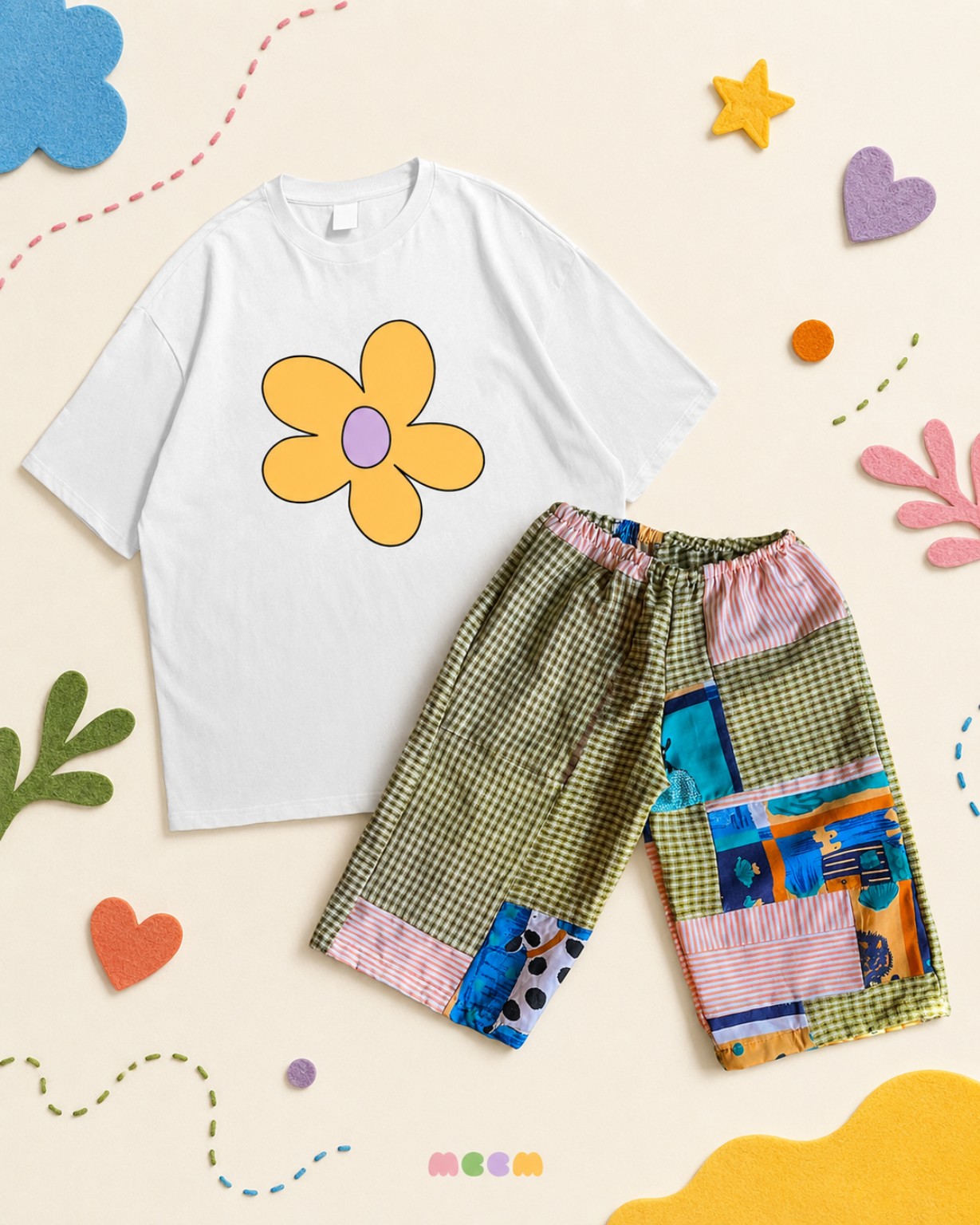 Polera Margarita + Pantalón Patchi